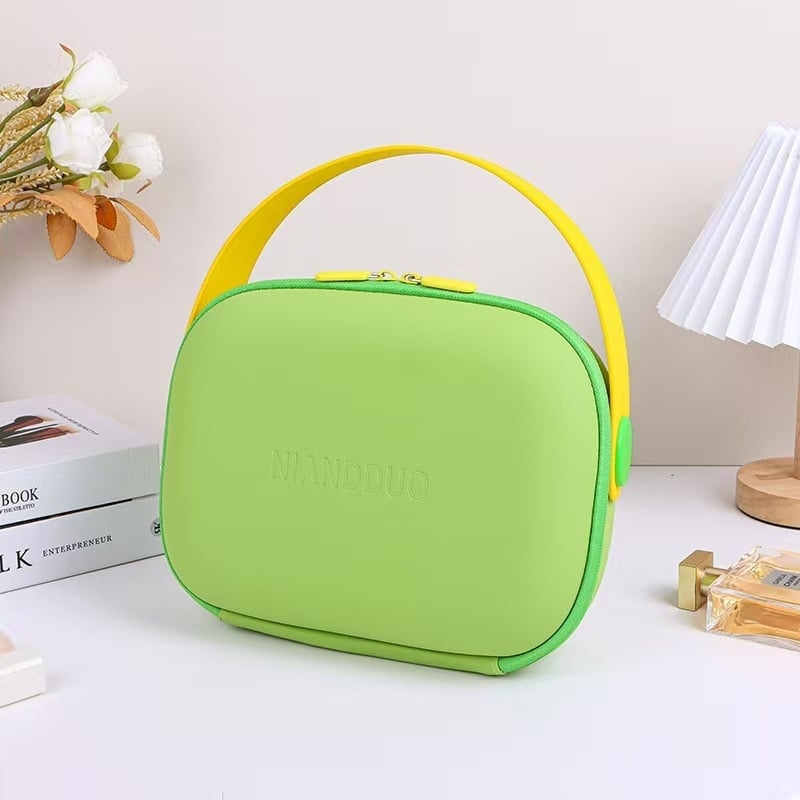 NIANDDUO Портативна чанта за козметика за пътуване, EVA, водоустойчива, унисекс