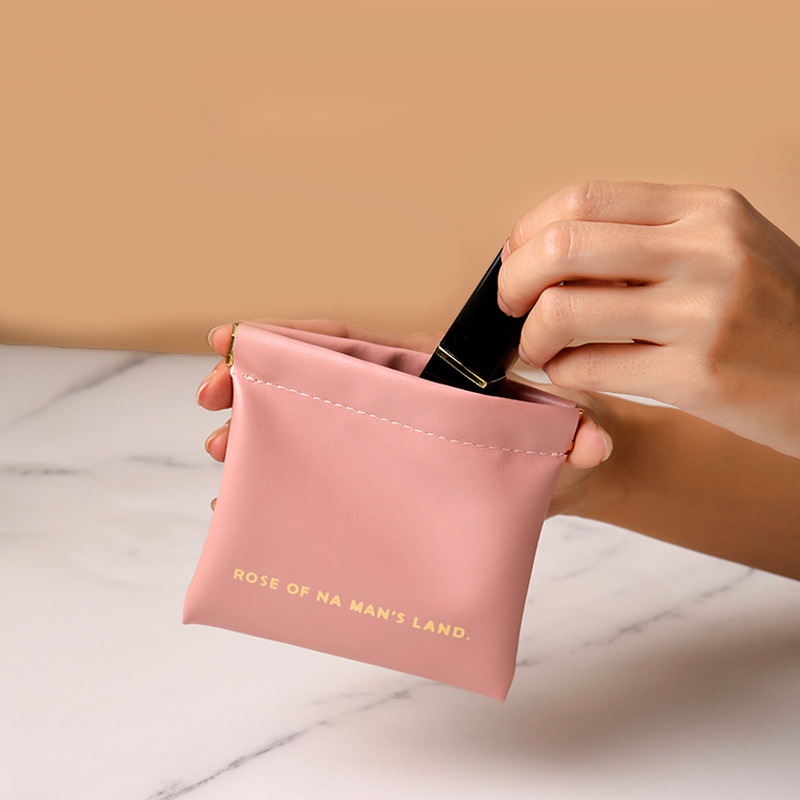 PU anyagú kozmetikai táska, kézitáska-stílus, többfunkciós, utazáshoz és smink tárolásához