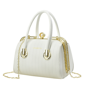 Shichen PU női táska, Boston-stílus, városi egyszerűség, párna alakú, záras