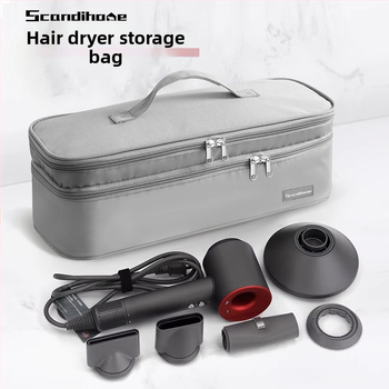 Scandihome AZ-2307 τσάντα αποθήκευσης πιστολακίου μαλλιών – κυβικού σχήματος, πολυεστερική, πολυλειτουργική