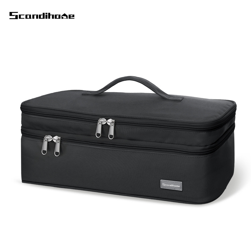 Scandihome AZ-2307 hajszárító tároló táska – kocka alakú, poliészterből, többfunkciós