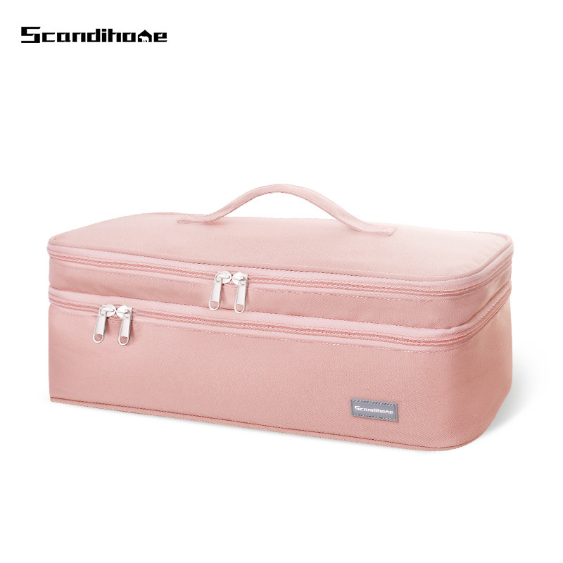 Scandihome AZ-2307 hajszárító tároló táska – kocka alakú, poliészterből, többfunkciós