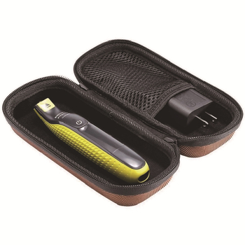 Cutie pentru aparat de ras Philips QP150/QP2520/90/70, material EVA, imprimare gravură, ambalaj impermeabil, încărcare de 5 kg