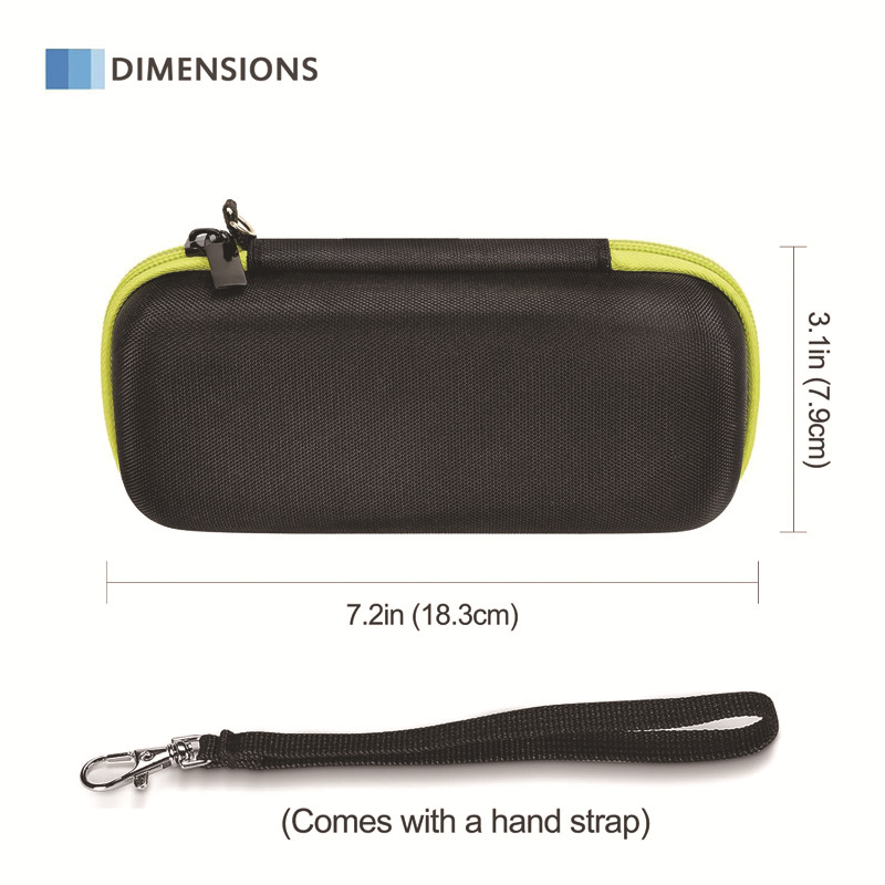 Cutie pentru aparat de ras Philips QP150/QP2520/90/70, material EVA, imprimare gravură, ambalaj impermeabil, încărcare de 5 kg