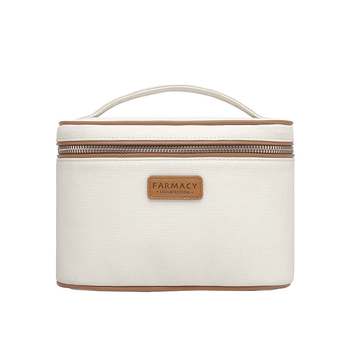 Kozmetikai táska szervező, poliészter külső és poliészter bélés, egyszínű mintázat, lélegző, antibakteriális, bővíthető, uniszex, otthoni tárolás