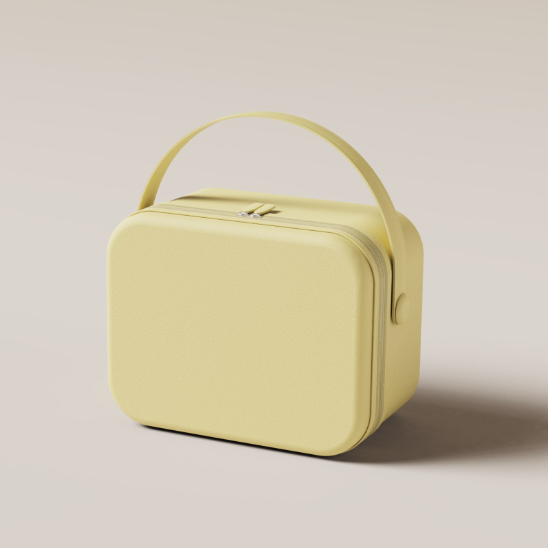 Hordozható kozmetikai táska utazáshoz (ABS anyag, vízálló, rendkívül könnyű, cipzáros nyitás, univerzális kerekek)