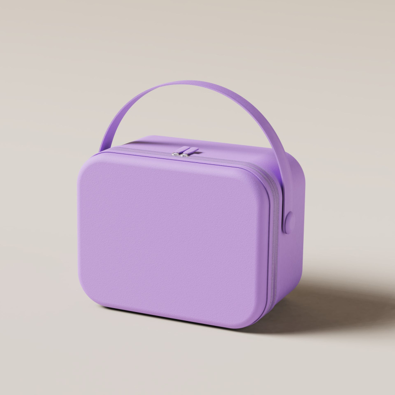 Hordozható kozmetikai táska utazáshoz (ABS anyag, vízálló, rendkívül könnyű, cipzáros nyitás, univerzális kerekek)