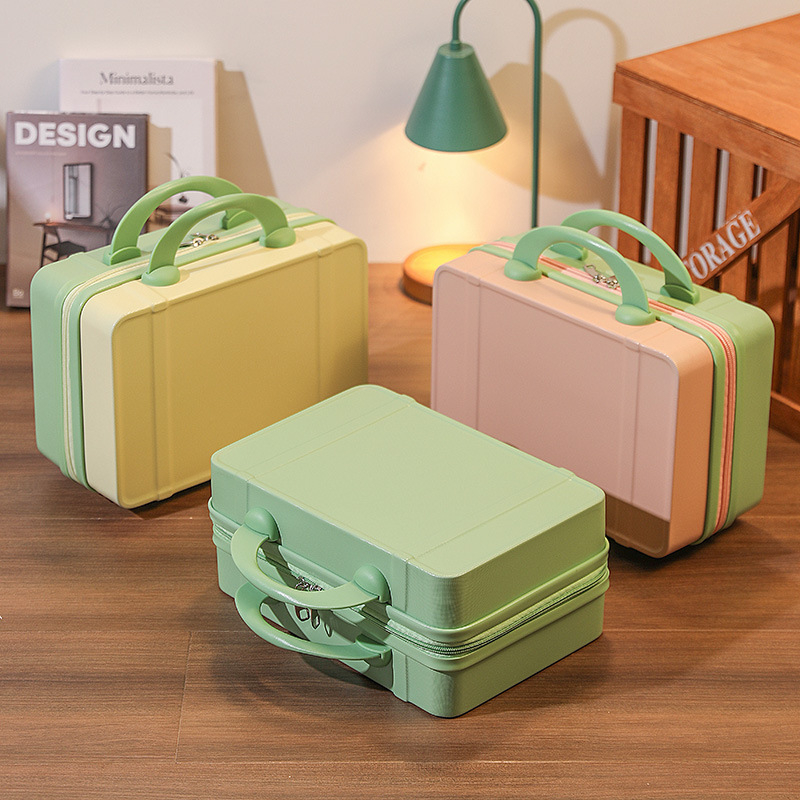 Valiză de voiaj unisex din ABS, cu fermoar, căptușeală poliester, greutate 1 kg, pentru călătorii de agrement