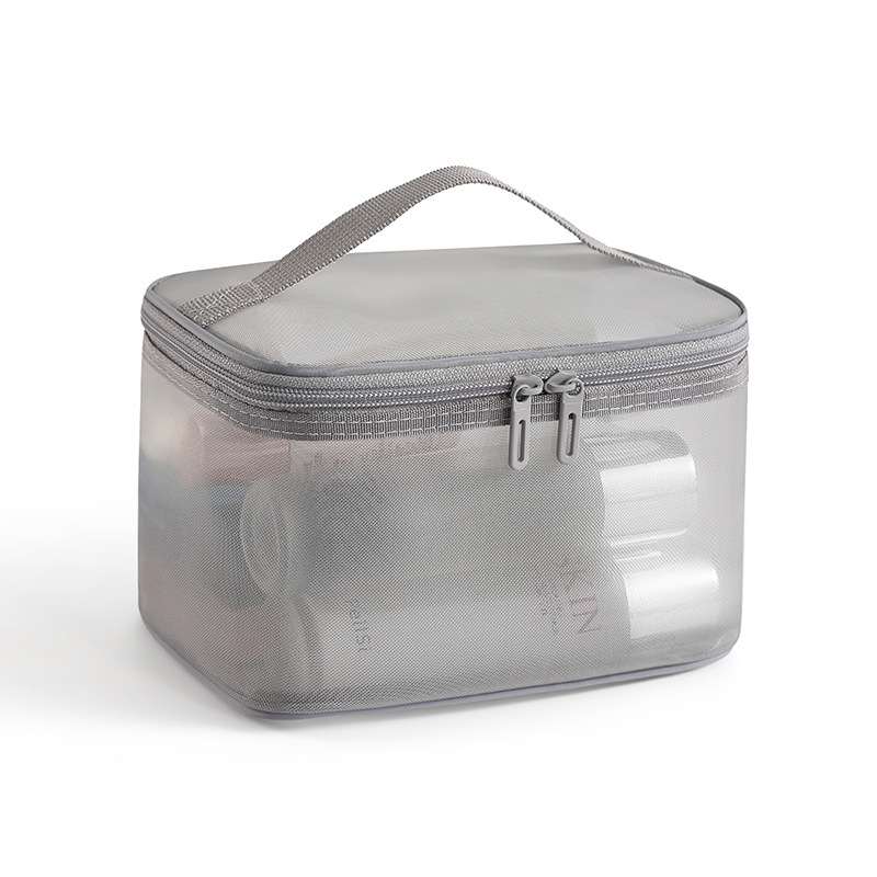 Nylon hálós kozmetikai táska - egyrétegű és kétszeres réteg, nagy kapacitás, légáteresztő, ultra könnyű, kopásálló