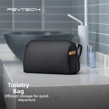 PGYTECH Kosmetikos ir kameros laikymo krepšys - Didelė talpa, atskirti skyriai, rankinė stiliaus, poliesteris, pavasaris 2025