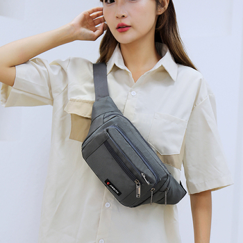 Férfi övtáska - utcai stílus, Oxford anyag, vízálló, poliészter bélés, szabadidős utazásokhoz