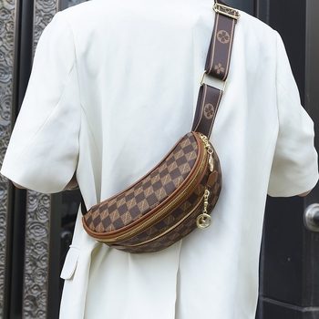 Monchu női crossbody táska – vintage virágmintás, egyszerű divat, puha textúra, cipzáras zárás, poliészter bélés, belső cipzáras zseb, belső patch zseb