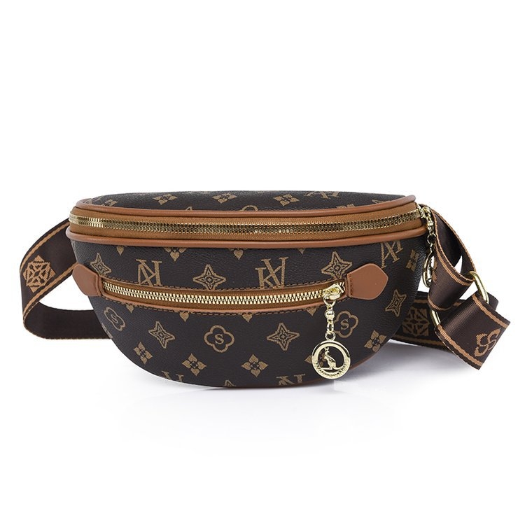 Monchu női crossbody táska – vintage virágmintás, egyszerű divat, puha textúra, cipzáras zárás, poliészter bélés, belső cipzáras zseb, belső patch zseb