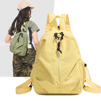 Unisex σακίδιο αναψυχής κορεατικού στυλ, χωρητικότητας 20–35 L, νάιλον, αδιάβροχο, για φορητό υπολογιστή 10 ιντσών