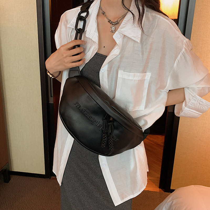 Mingdailandi utcai divat Crossbody biciklis táska, PU anyag, nyár 2025 megjelenés, cipzáras nyitás, belső zseb és telefontartó zseb