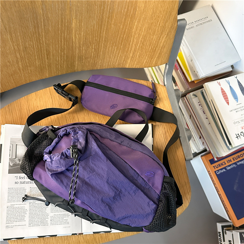 Férfi derék táska (ergonomikus kialakítás, nejlon külső, poliészter bélés, szabadidős utazásokhoz)