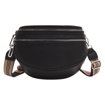 PU mini négyszögletes crossbody táska, városi egyszerű stílus, ovális forma, cipzáras záródás, poliészter bélés