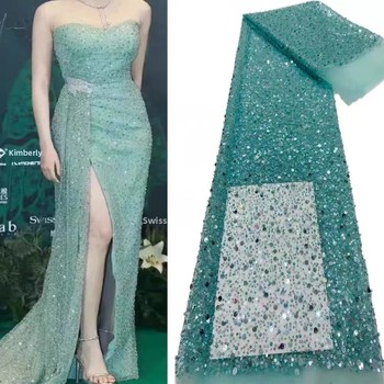 Moteriška vakarinė suknelė su nėrinių ir karoliukų akcentais; poliesteris (Medžiaga: Poliesteris; Prekės ženklas: Ruizhi; SC: #06; Panaudojimo sritis: Moterų drabužiai)