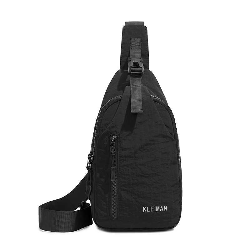 Geantă crossbody ușoară pentru femei, poliester, închidere cu fermoar, buzunar interior cu fermoar și buzunar pentru telefon, stil urban minimalist
