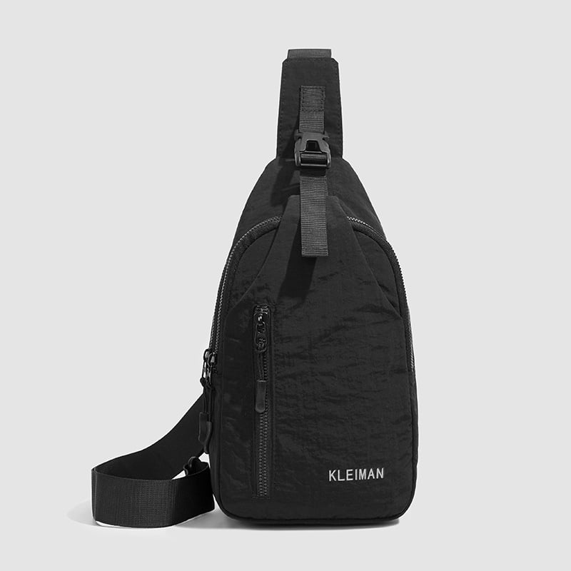 Geantă crossbody ușoară pentru femei, poliester, închidere cu fermoar, buzunar interior cu fermoar și buzunar pentru telefon, stil urban minimalist