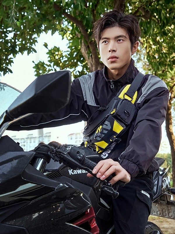 Masawi Nailonas Lauko Sporto Krepšys Vyrams – Kvėpuojantis, Vandeniui Atsparus, Gatvės Stilius, Crossbody Krūtinės Krepšys