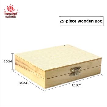 Mangrove дървена кутия за микроскопски слайдове, 20 броя, за училище и лаборатория