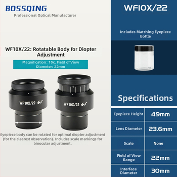 30 mm interfész okulár, magas szemponthoz, modell 30MM SCOPIS, testreszabás elérhető, Bo Zhiqing/BOSSQING