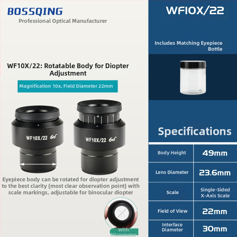 30 mm interfész okulár, magas szemponthoz, modell 30MM SCOPIS, testreszabás elérhető, Bo Zhiqing/BOSSQING