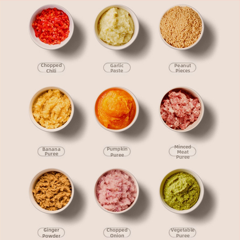 Belaidė elektrinė česnako traiškyklė, nešiojama, įkraujama, 30W, 3.7V, ABS