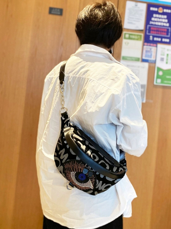 Чанта през кръст от Oxford плат, цип за отваряне, подплата полиестер, вътрешен джоб тип сандвич