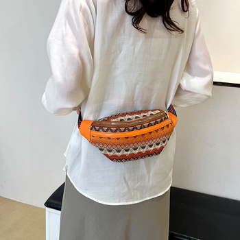 PU pojasna torbica s poklopcem, pamukasta podstava, zatvaranje zatvaračem, Youxuan marka