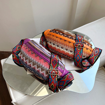 PU pojasna torbica s poklopcem, pamukasta podstava, zatvaranje zatvaračem, Youxuan marka