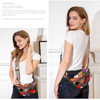 Geantă crossbody în formă de scoică, piele de vită din primul strat, stil național literatură și artă, închidere cu fermoar, căptușeală de înaltă calitate