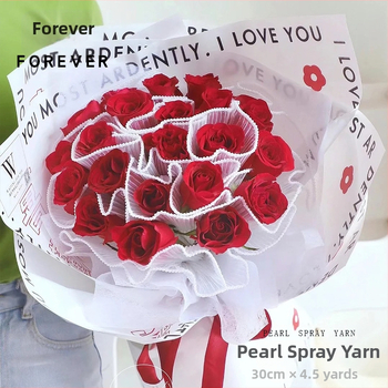 Νήμα γάζας με κυματιστές περλίδες, με μαργαριριάρια, συσκευασία μονής στρώσης, Roland μάρκα