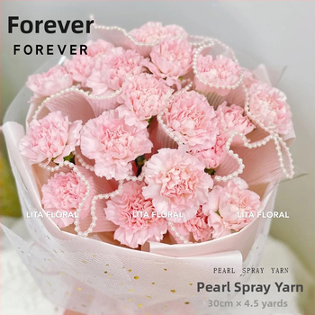 Νήμα γάζας με κυματιστές περλίδες, με μαργαριριάρια, συσκευασία μονής στρώσης, Roland μάρκα