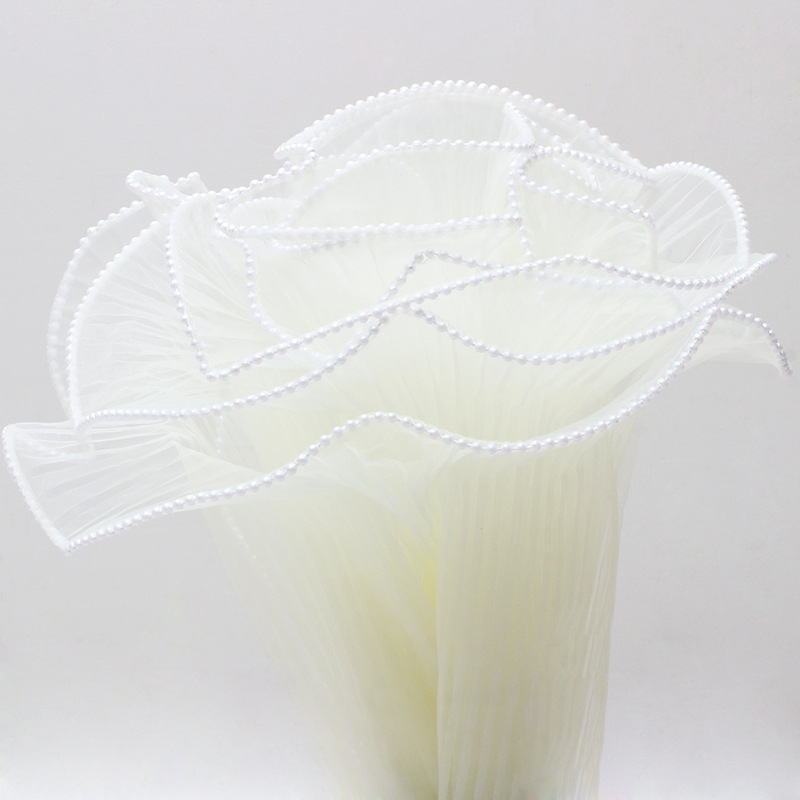 Νήμα γάζας με κυματιστές περλίδες, με μαργαριριάρια, συσκευασία μονής στρώσης, Roland μάρκα