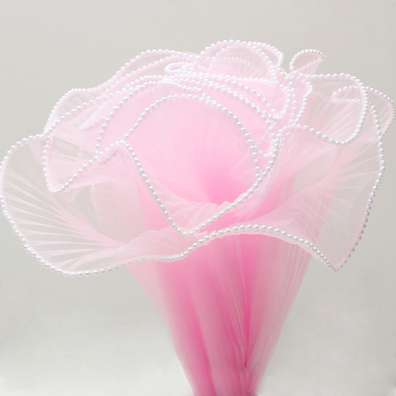 Νήμα γάζας με κυματιστές περλίδες, με μαργαριριάρια, συσκευασία μονής στρώσης, Roland μάρκα