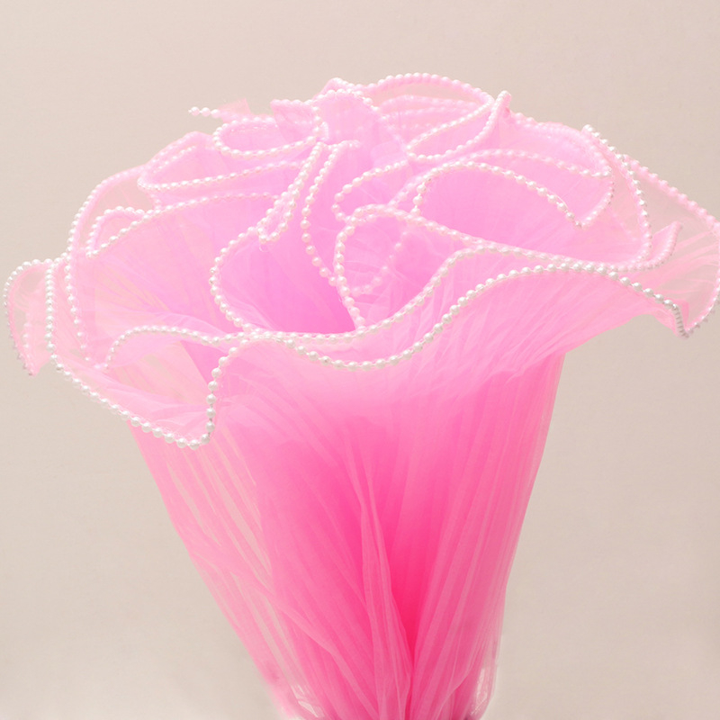 Νήμα γάζας με κυματιστές περλίδες, με μαργαριριάρια, συσκευασία μονής στρώσης, Roland μάρκα