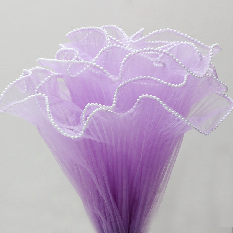 Νήμα γάζας με κυματιστές περλίδες, με μαργαριριάρια, συσκευασία μονής στρώσης, Roland μάρκα