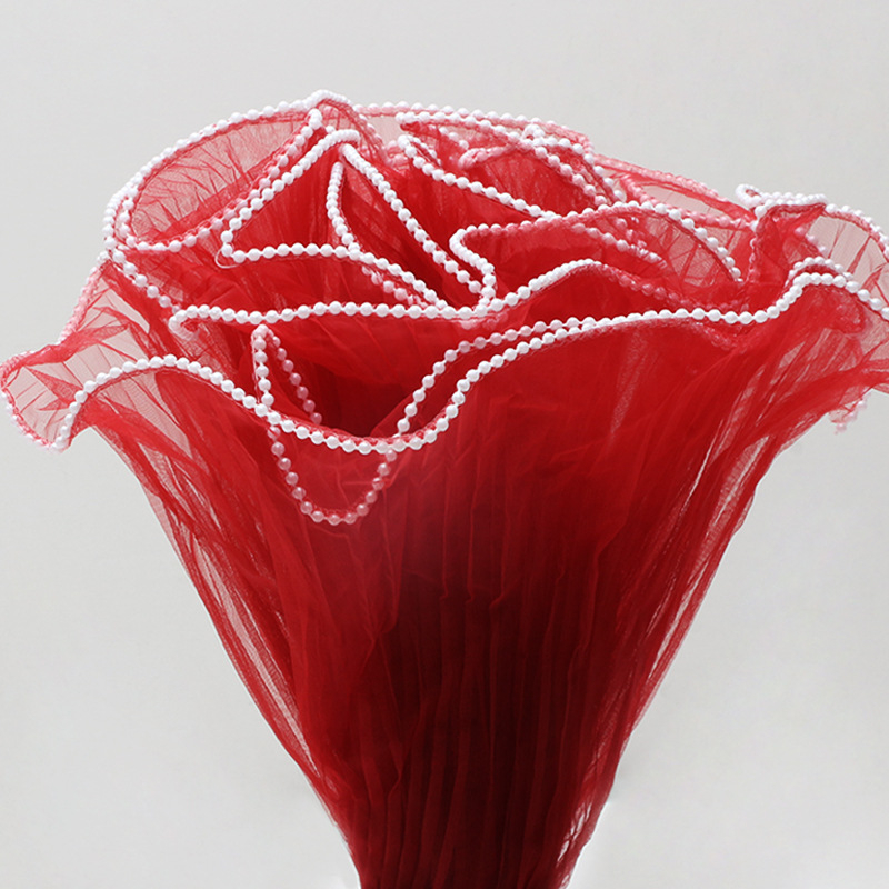 Νήμα γάζας με κυματιστές περλίδες, με μαργαριριάρια, συσκευασία μονής στρώσης, Roland μάρκα