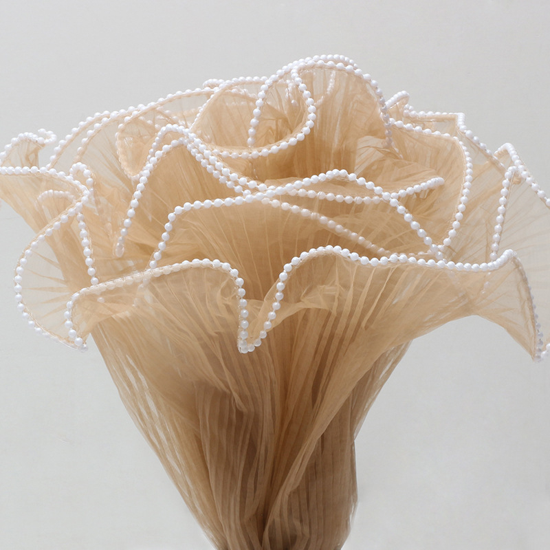 Νήμα γάζας με κυματιστές περλίδες, με μαργαριριάρια, συσκευασία μονής στρώσης, Roland μάρκα