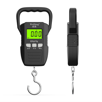 Weiheng WH-A33 skaitmeninis bagažo matavimo įrenginys, nešiojamas, maitinamas baterijomis, 60 kg talpa