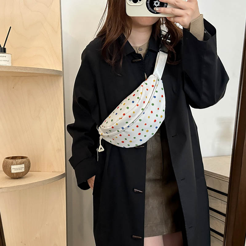 ACKCA Vászon keresztpántos táska ID zsebbel, cipzáras zárás, poliészter bélés, őszi 2024