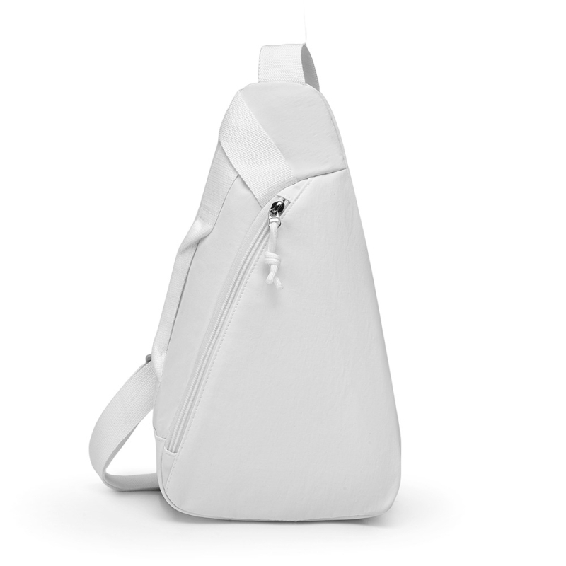 Férfi keresztderekes táska szabadidős utazásokhoz – nylon, légáteresztő, poliészter bélés, nyár 2025