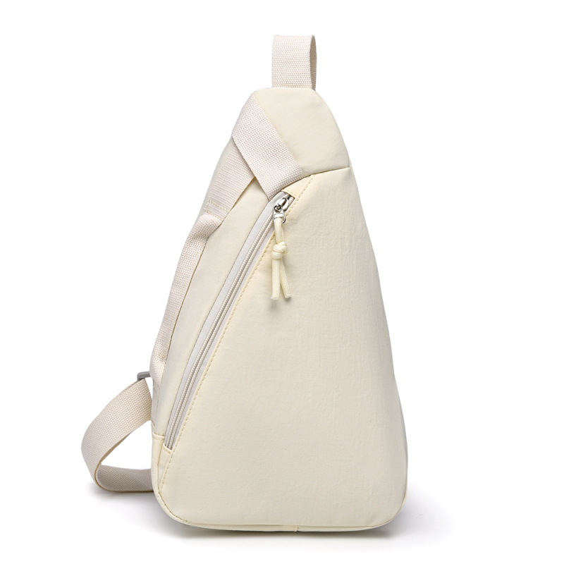 Férfi keresztderekes táska szabadidős utazásokhoz – nylon, légáteresztő, poliészter bélés, nyár 2025