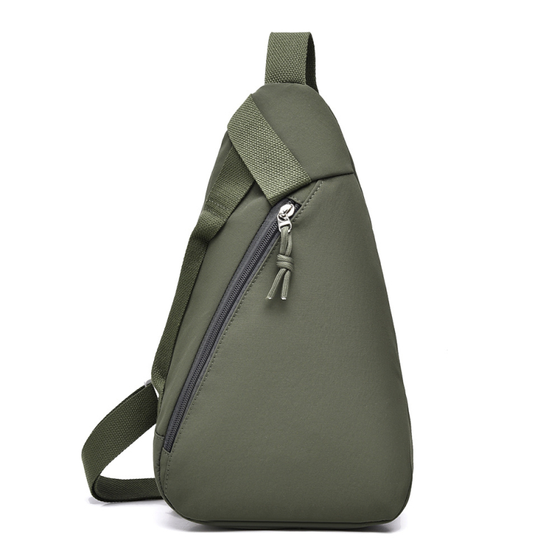 Férfi keresztderekes táska szabadidős utazásokhoz – nylon, légáteresztő, poliészter bélés, nyár 2025