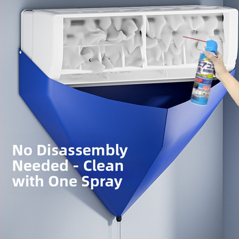 Σετ καθαρισμού κλιματιστικού με κάλυμμα συλλογής νερού και σακούλα συλλογής νερού, PVC υλικό, μοντέρνο μινιμαλιστικό στυλ, σχήμα V