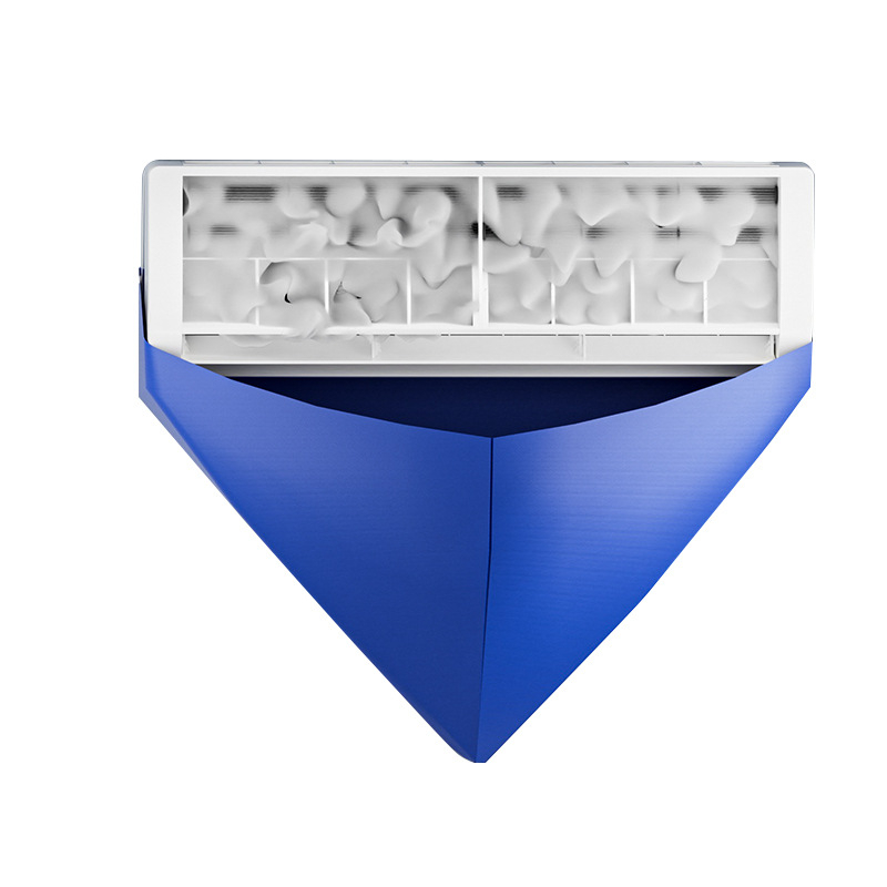 Légkondicionáló tisztító készlet vízgyűjtő fedéllel és vízgyűjtő tasakkal, PVC anyag, modern minimalista stílus, V alakú