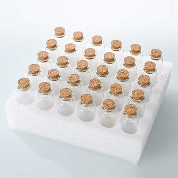 Baoxin μπουκάλι από γυαλί υψηλής μποροσίλακίτητας με φελλό και λαιμό bayonet – μπουκάλι ευχών με ουράνιο τόξο, διαθέσιμη εκτύπωση λογότυπου