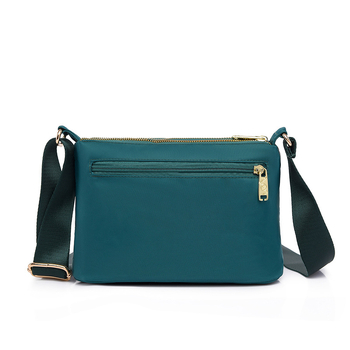 Női crossbody válltáska, kis négyzet alakú Oxford anyagból, városi stílus, cipzárral, telefontartó, ID- és kameratartó zsebbel